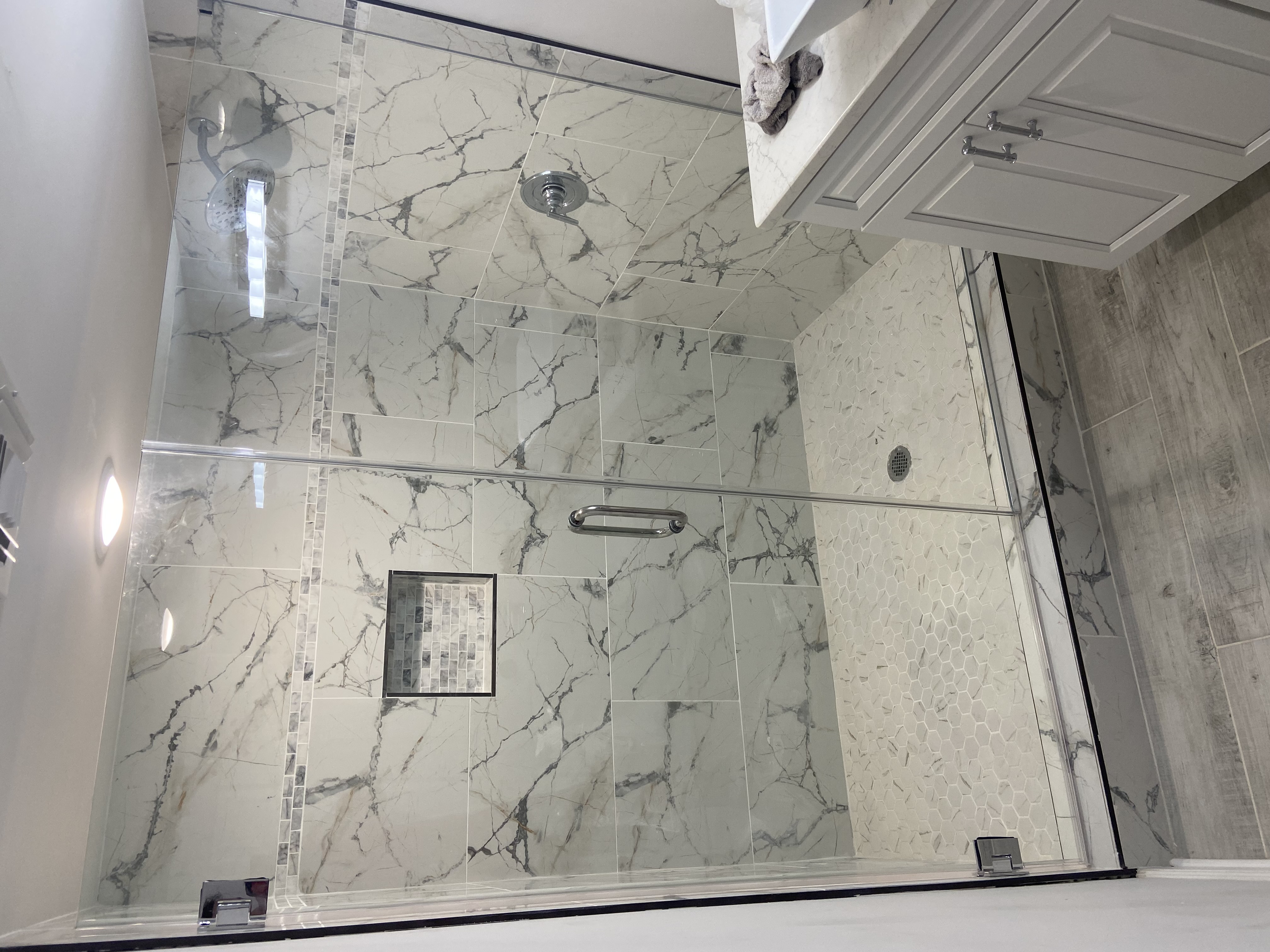 Custom Measured, Cut, and Installed Glass Shower Doors in Haledon, NJ